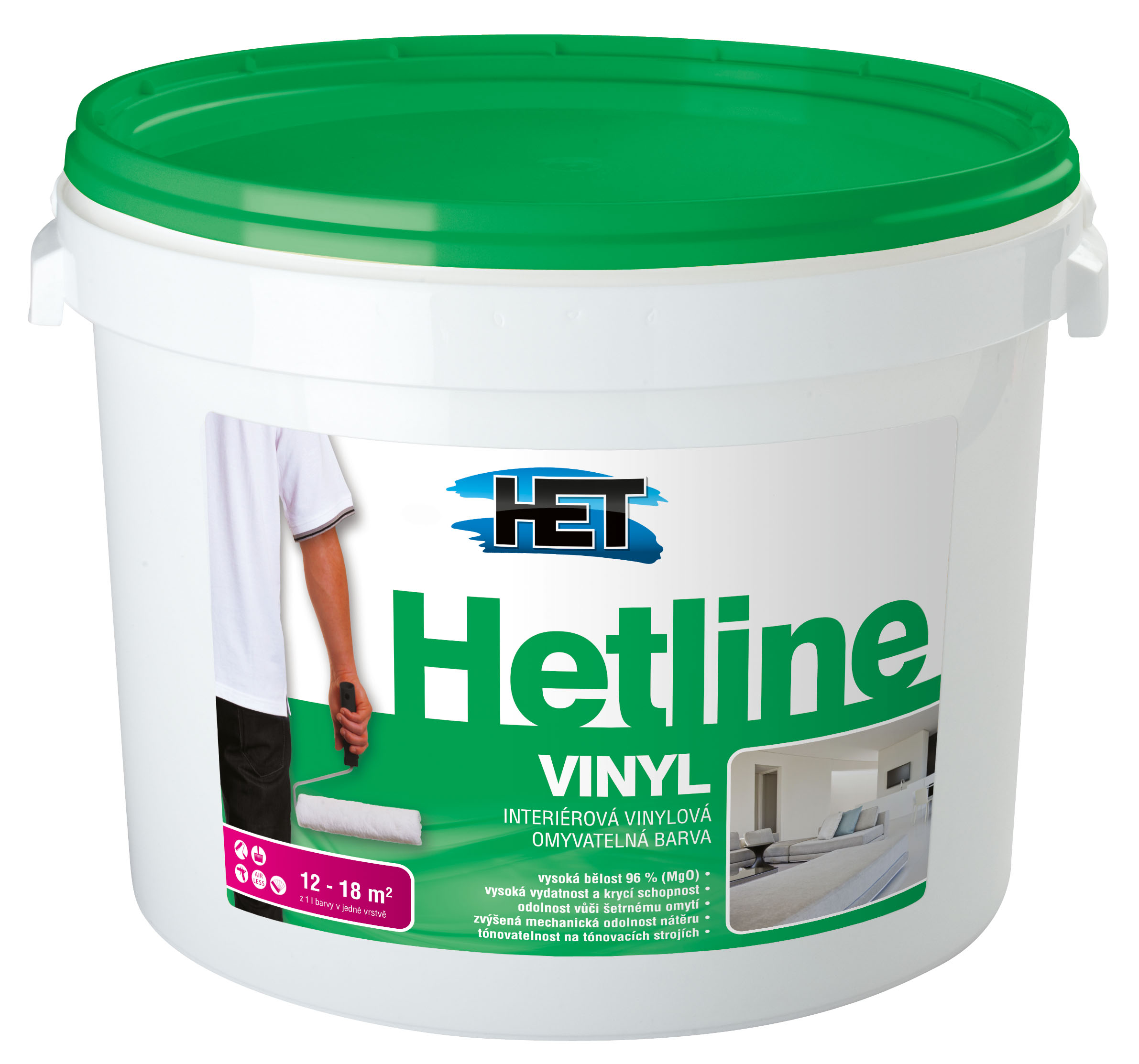 HETLINE – специальные краски для штукатурки и гипсокартона